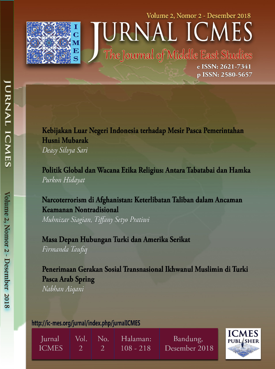 cover Jurnal ICMES Vol. 2 No. 2 (2018)