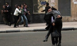 Shima� al-Shabbagh setelah tertembak peluru (foto: Guardian)