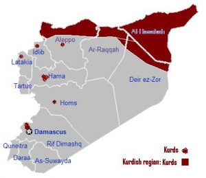 wilayah kurdi suriah