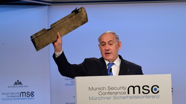 Netanyahu-serpihan nirawak iran
